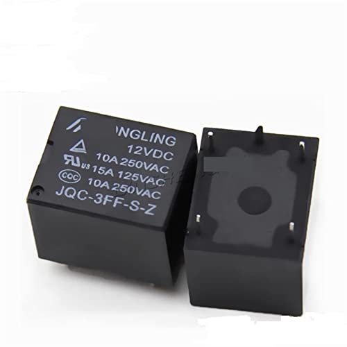 Relés JQC-3FF-SZ 9VDC de 5 pines y 10A para placas de circuito 2