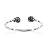 thomas sabo ar083-643-11-l bracelet pour femme rebel at heart argent 925 avec zircons transparents 17 cm