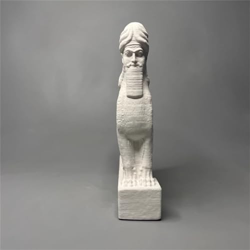 Estatua Toro Alado Asirio en Yeso para Decoración miniatura 3