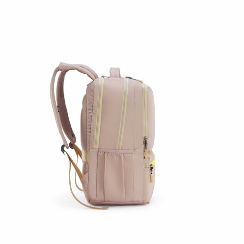Image of American Tourister Hall 4.0 | 31.5 Ltrs | 3 Compartments | Bottle Pocket | Ergonomic Padded Back Panel & Shoulder Straps | Laptop Backpack | 1 Year International Warranty | Khaki Beige