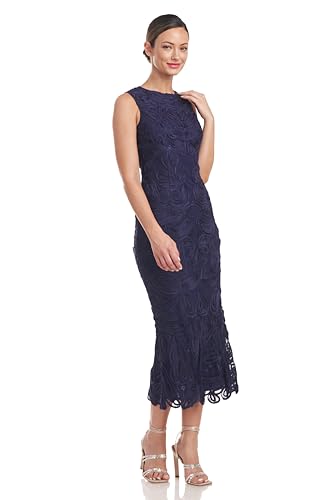 JS Collections Women's Meli Soutache Tea Length Dress3