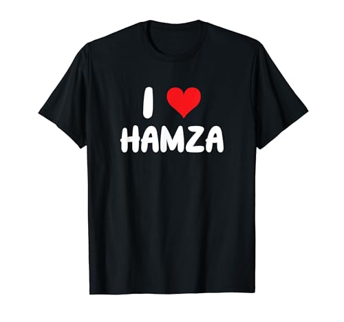 Photo de I Love Hamza - Cœur T-Shirt