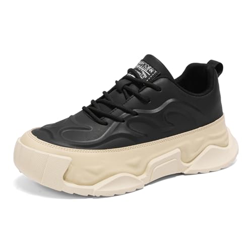 Men's Casual Athletic Shoes Tennis Work Walking Shoes Platform Chunky Fashion Sneakers for Men