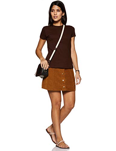 Image of ABOF Women's Plain Slim fit Top