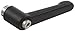 Die Cast Zinc Metric Adjustable Handle, S/S Threaded Hole, 45mm Length, 35mm Height, M5 x 0.8mm Thread, 9mm Thread Length (Pack of 2)