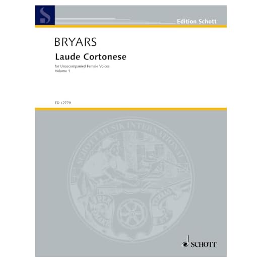 Laude cortonese vol. 1: for unaccompanied female voices. soprano solo and 3 sopranos. Partition.