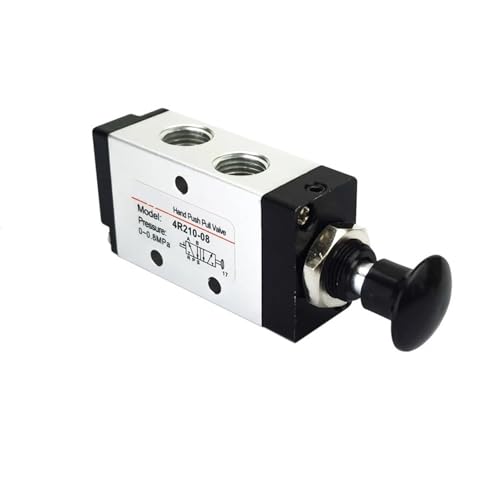 Distributeur pneumatique 4R310-08 robuste 5/2 voies à commande manuelle push-pull - 3