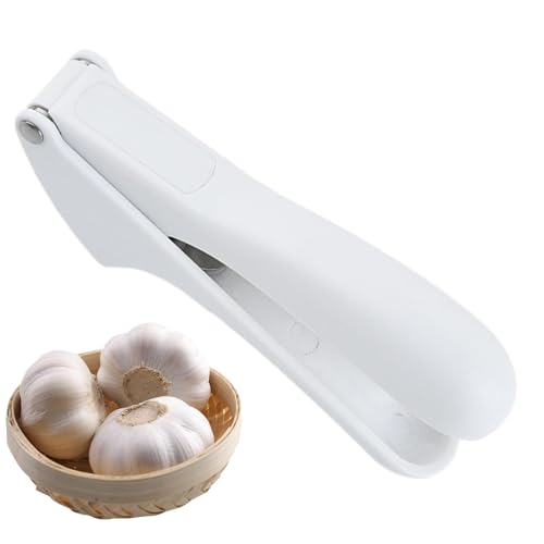 Knoblauchzerkleinerer, Knoblauchschneider | Professionelles Knoblauchwolf-Werkzeughandbuch,Knoblauchpresse aus Edelstahl, Knoblauchwürfelschneider, robust, leicht zu reinigen, effizientes
