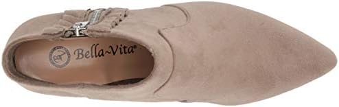 Bella Vita Women's Sadie II Dress Bootie Ankle Boot, Stone Suede, 9 N US | Image 4