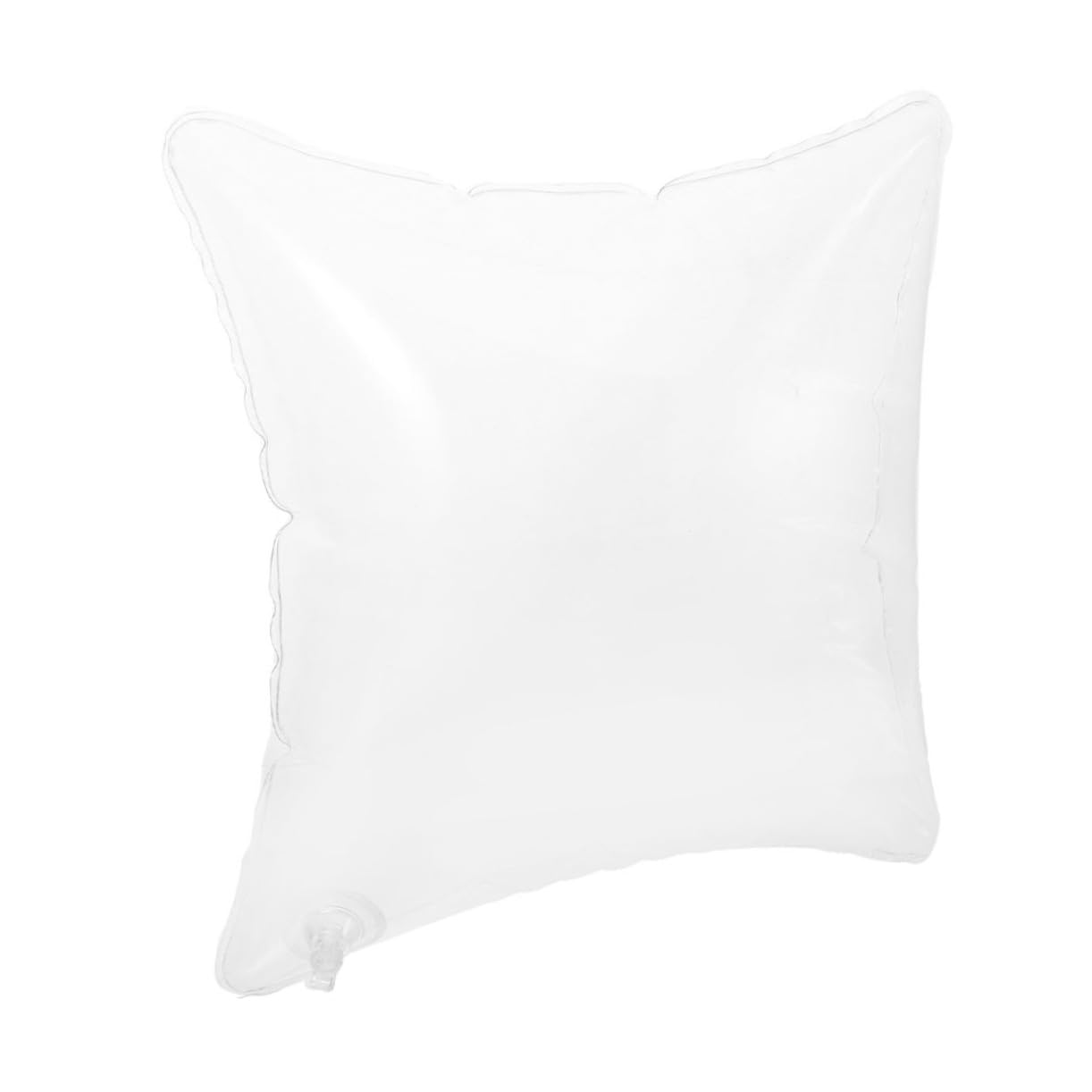 CIYODO Transparent Inflatable Pillow for Travel Camping and Pool Use Comfortable Lumbar Support Pillow Versatile and Easy to Inflate Deflate for Comfort Needs
