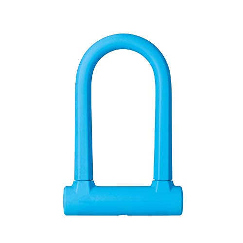 Preisvergleich Produktbild HUACANG Fahrrad U-förmiges Vorhängeschloss, Elektro Motorrad Diebstahlsicherung Starkes Schloss Aus Legiertem Stahl Haus Oder Gartenzaunschloss, Garagenschloss, Türschloss (Farbe : Blau)