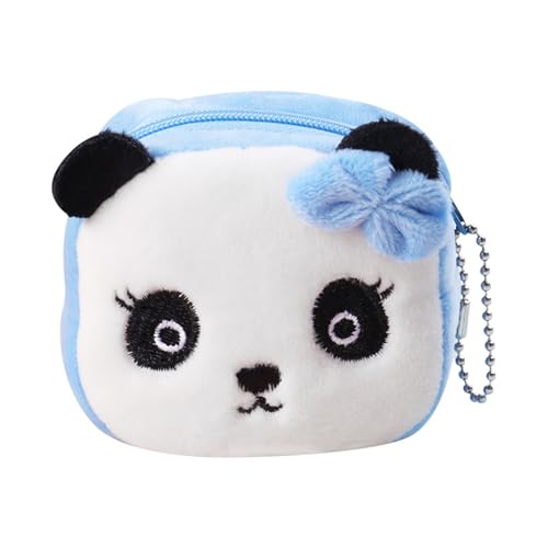 Wallet Purse Cute Cartoon Look Portable Plush Mini Change Purse for Kids for Outdoor Shopping