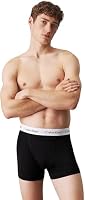 Calvin Klein Herren Boxershorts Low Rise TRUNK, 3er Pack U2664G, Ohne Eingriff, Mehrfarbig ( Schwarz ) - X-Large – Ansicht 2
