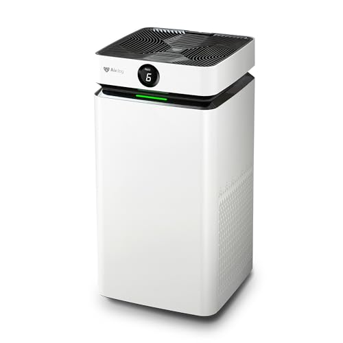 Airdog X8 Home Air Purifier for Rooms Up to 1,000 sqft. - Patented TPA Tech Up to 20X More Effective than HEPA - Washable Filter and Whisper Quiet