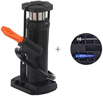 Mini Bicycle Pump Portable Bike Floor Pump Compatible with Presta & Schrader Valves for Footballs Basketballs Mountain Bike
