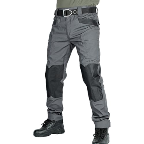 Lespartan Tactical Pants, Lespartan Motorcycle Pants, Men's Lightweight Quick-Drying Waterproof Ripstop Cargo Pants 10-Pocket - Main Image