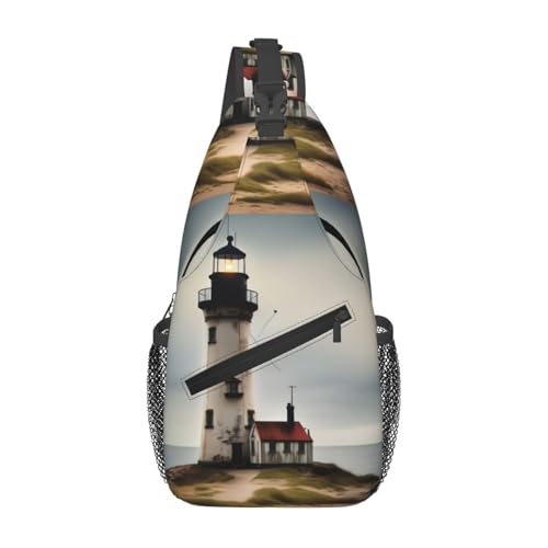 Bolso bandolera de viaje estilo Old Lighthouse miniatura 1