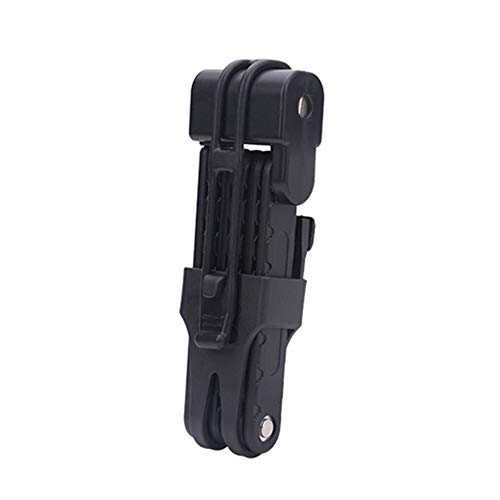 FOLDYLOCK - Lucchetto compatto per bicicletta, con barra di sicurezza in acciaio resistente, con custodia per il trasporto inclusa, si apre fino a 40 cm, peso 0,7 kg Nero FOLDYLOCK - Lucchetto compatto per bicicletta, con barra di sicurezza in acciaio resistente, con custodia per il trasporto inclusa, si apre fino a 40 cm, peso 0,7 kg Nero