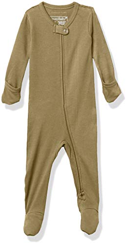 Image of L'ovedbaby Unisex Baby Organic 2-Way Zipper Footie