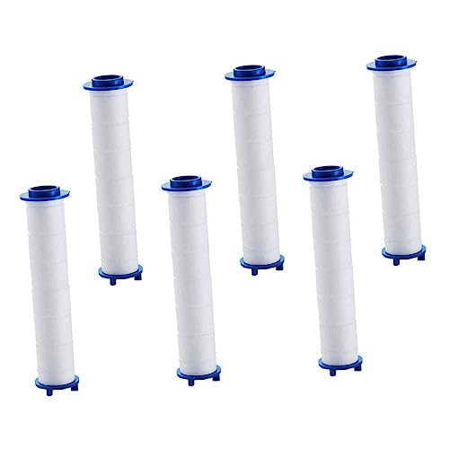 AKOOSY 6Pcs Shower Head Replacement Filter High Pressure Filtering Tool for Clean Water Easy Installation Suitable for All Shower Heads