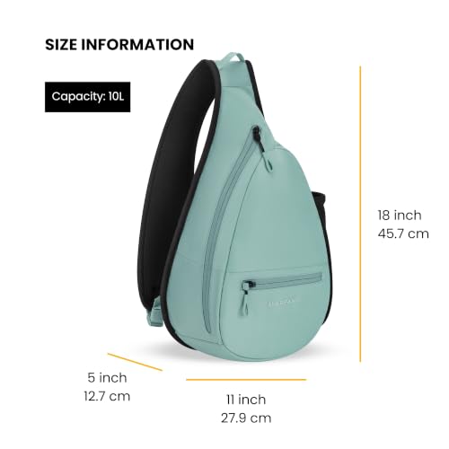 Image of Sherpani Esprit, 10L Crossbody Sling Backpack for Women (Surf)