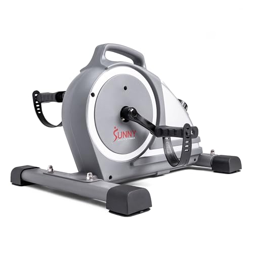 Sunny Health & Fitness Mini-pédalier magnétique à Double Action, Design Discret, avec écran...