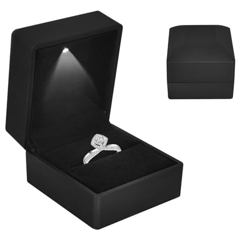 Boîte à Bague Colexy avec LED Cover