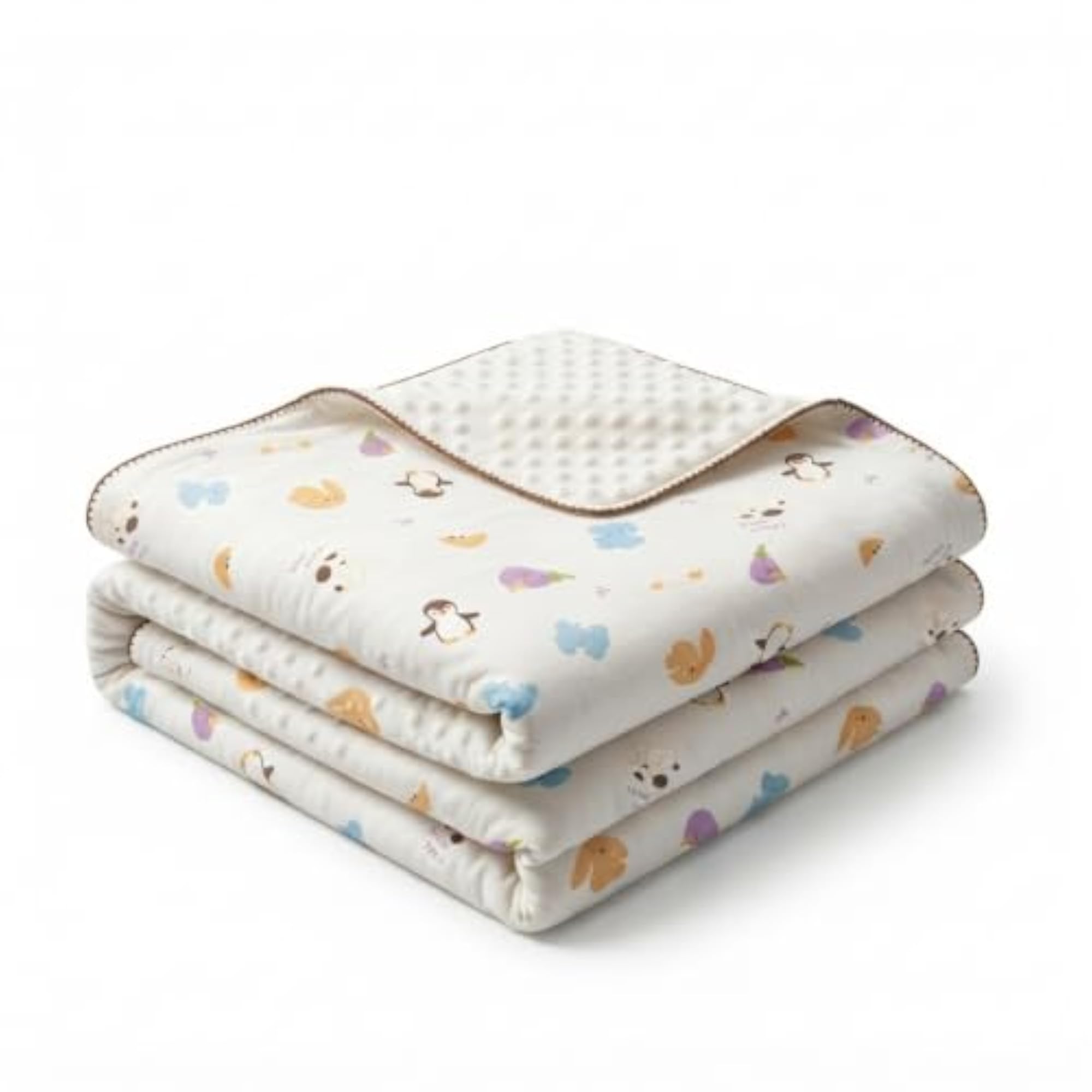 Muslin Bubble Blanket for Baby, Premium Soft Cotton Swaddle