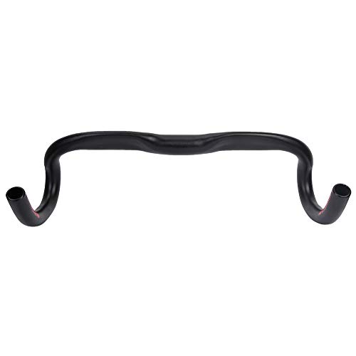 VGEBY1Manubrio Bici da Corsa, Manubrio da Mountain Bike, Manubrio Drop Bar Manico Ultralight Pieghevole in Lega di Alluminio Extra Lunga per Bici da Corsa su Strada