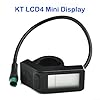 LCD Display Control Panel, Mini KT-LCD4 Display Meter, E-bike Digital Meter Control System, With 5-pin Connector, For Scooter Electric Bike Modification, For 22.2mm Handlebar Bracket(Waterproof) #1