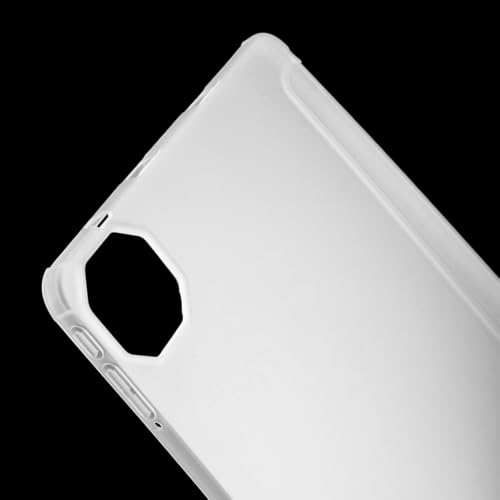 Funda Teclast T60 12.0 2025 de color blanco con protector de pantalla de vidrio templado integrado 2