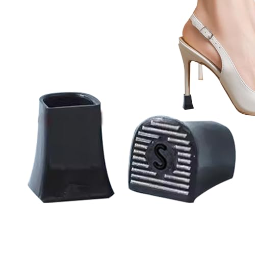 Protector de tacón para zapatos, protector de tacón alto para zapatos de tacón alto, reparación de protectores de tacón de repuesto, tapones de talón en forma de U, fundas reductoras de ruido para m s