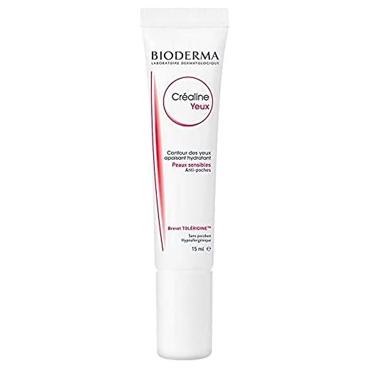 CRÉALINE Yeux 40ml | Soin anti-poches quotidien - Estompe les ridules | Peaux sensibles à intolérantes
