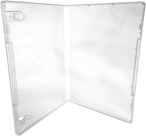 CheckOutStore (6) Plastic Storage Cases for Rubber Stamps with 2 Booklet Clips, 1/2" (14mm) inch Spine Size (Clear) image 2