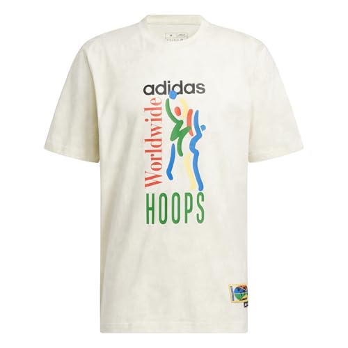 adidas Mens Worldwide Hoops All Over Print Basketball T-Shirt2