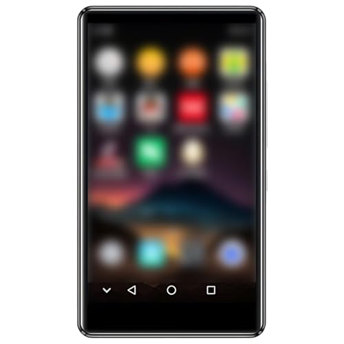 Texvora Android Wifi Wireless Mp3, 3+32Gb, reproductor de pantalla de 4.0 pulgadas, soporte tipo C de doble dirección, aleación de zinc, tarjeta TF expandible a 1 Tb, incluye funda protectora