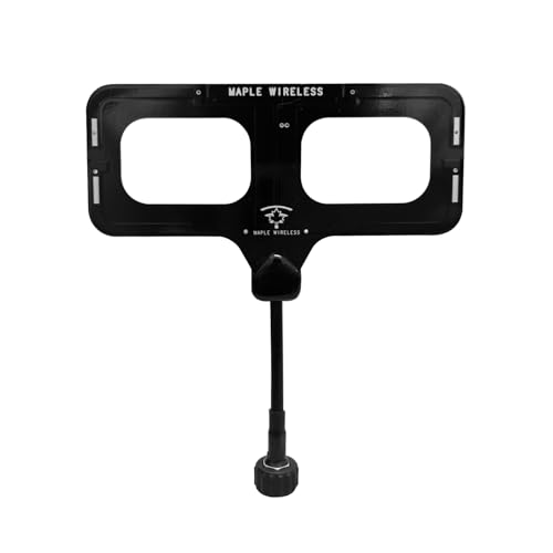 Long Range 3-in-1 Directional Antenna, 5dBi High Gain for 2.4GHz/915MHz/868MHz RC Systems, FPV Drone Remote Controllers & RF Modules (SMA-Male)