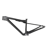 Générique Cadre de VTT Semi-Rigide en Fibre Carbone 29 Pouces, Compatible Boost 148, Support Tissu(M(17))