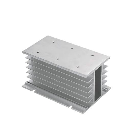 Relais statique triphasé 40A SSR avec radiateur aluminium blanc H-150 pour gestion de puissance
