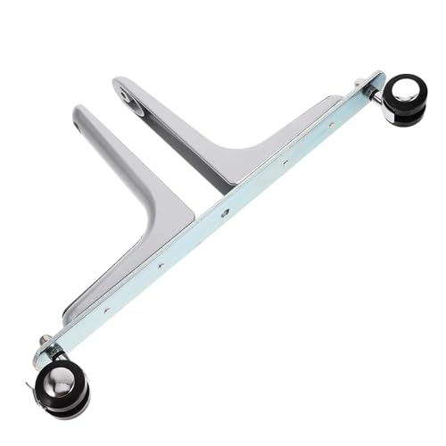 lurrose アルミ合製キャスター付き折りたたみスクリーン支架 広範囲対応ルームディバイダースタンド 家 オフィス用間仕切りベース 変形防