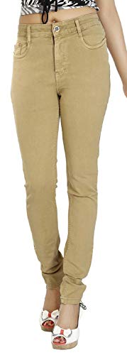 Image of FCK-3 Stretchable Denim Pencil Fit Regular Fit High Waist Jeans for Women