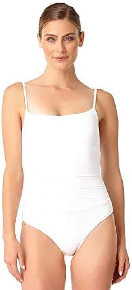 Anne Cole Women's Shirred Maillot Solid One-Piece Swimsuit