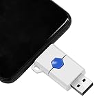 Diseño retráctil: Esta unidad flash USB tiene una apariencia exquisita y un diseño retráctil de doble cabezal que protege las interfaces o es fácil de transportar para que no tenga que preocuparse por perder la cubierta de la unidad flash USB.