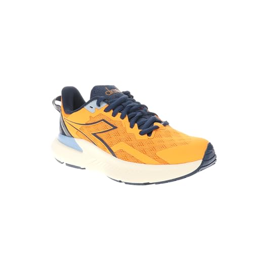 Diadora Kids Boys Mythos Volo 3 Lace Up Sneakers Shoes Casual - Blue, White, Yellow2