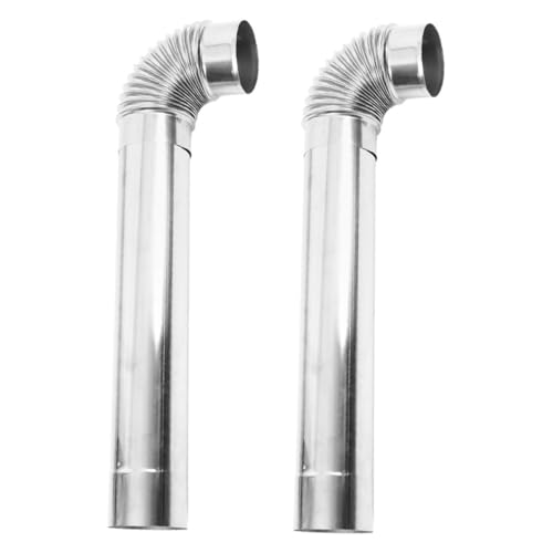 Milisten 1ensemble Élbow Acier pour Tuyau De Cheminee Accessoire pour Poêles à Et Chauffage Domestique Coude