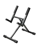Stage Rocker Heavy Duty Amp Stand for Guitar and Bass, 100 lbs Capacity, Fixed 28° Tilt for Optimal Sound...