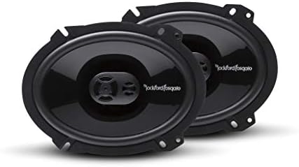 Rockford Fosgate P1683 Punch 6"x8" 3-Way Coaxial Full Range Speaker - Black (Pair)