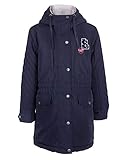 KOSTENLOSER VERSAND GULLIVER Mantel Mädchen Kinder Parka Jacke Herbst Mantel Blau Knielang mit Kapuze 7-10 Jahre 122-140 cm