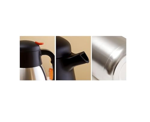 Miniatura 6 de Jarra Térmica De Acero Inoxidable De 2 L, Termo De Té Y Café Para Catering, Tetera Con Aislamiento Al Vacío