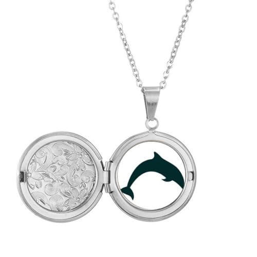 Pendentif dauphin Blue Ocean le médaillon idéal pour vos tenues d'été